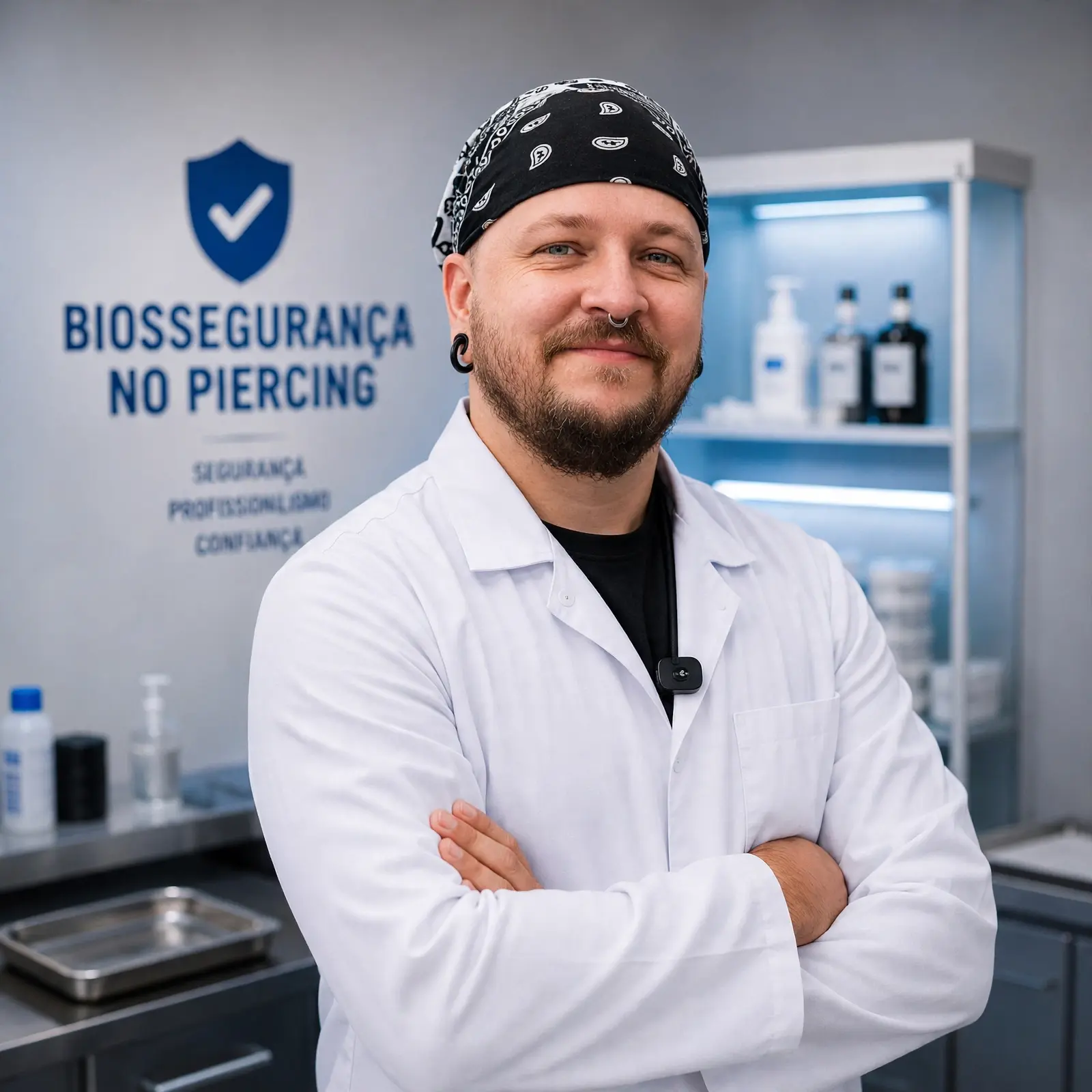 David Lobo, especialista em biossegurança para body piercers